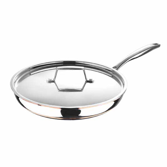 5CX by MasterPRO - 12" 5-Ply Copper Core Skillet with Lid