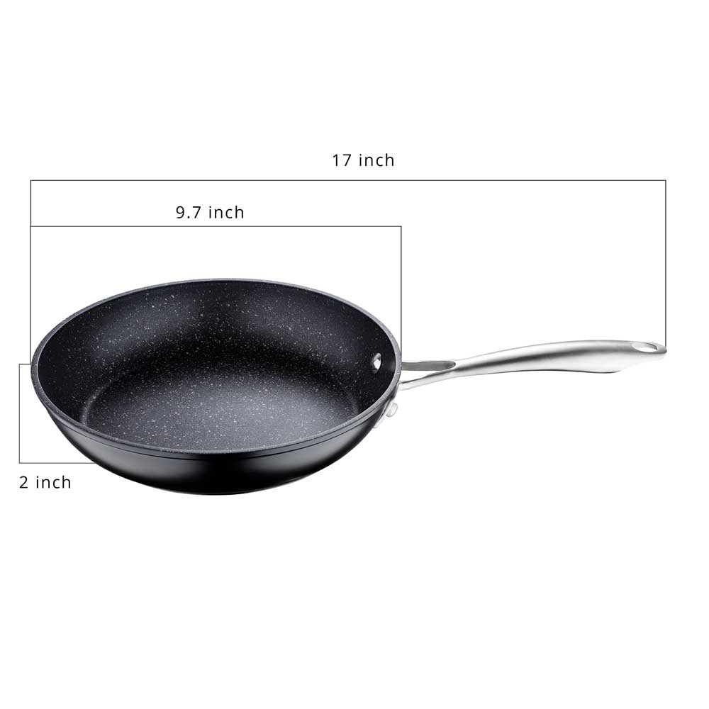 Vital by MasterPRO - 9.5" Forged Aluminum Titanium-Reinforced Non Stick Fry Pan