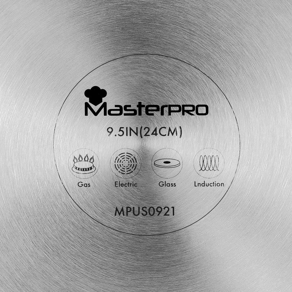 Vital by MasterPRO - 9.5" Forged Aluminum Titanium-Reinforced Non Stick Griddle