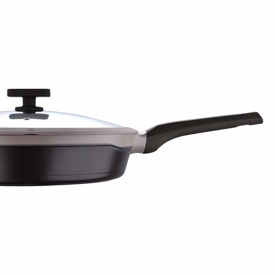 Gastro Titanium by MasterPRO - 12.5" Cast Aluminum Covered Fry Pan Brown
