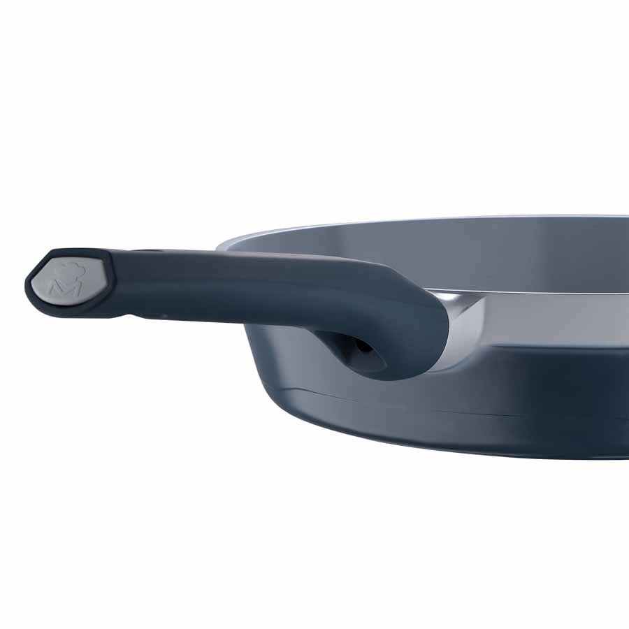 MasterPRO Smart by MasterPRO - 11 Forged Aluminum Fry Pan with Ceramic Non  Toxic Non Stick Interior,Polished