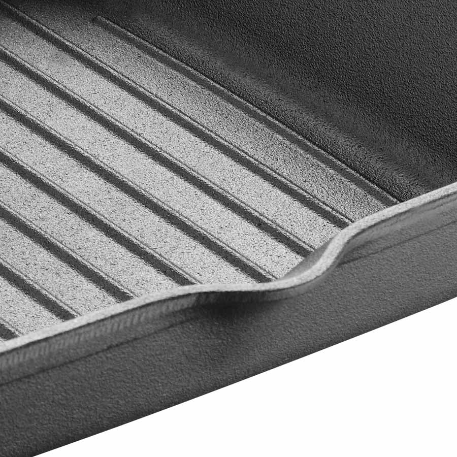 Bbq By Masterpro 10 Pre Seasoned Cast Iron Square Grill Pan 