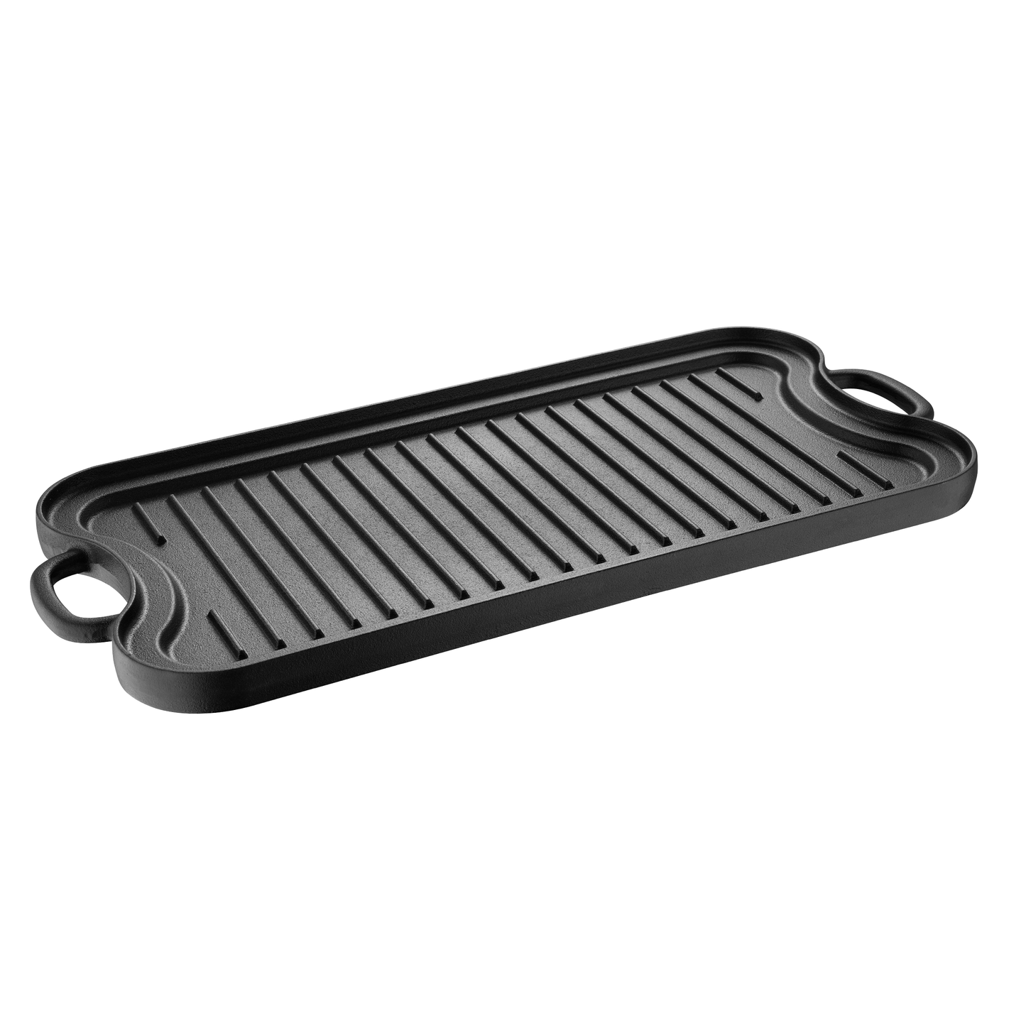 BBQ by MasterPRO - 20" x 10" Pre Seasoned Cast Iron Double Reversible Grill & Griddle