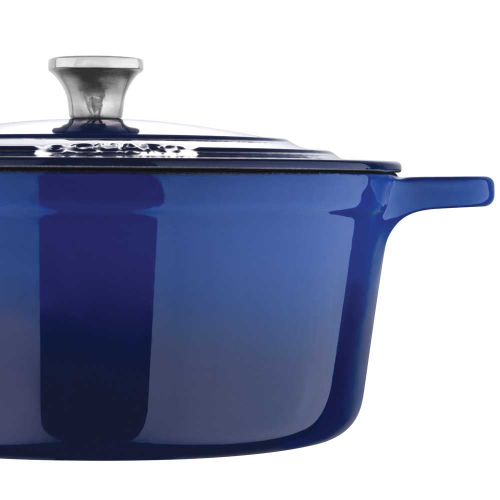 Legacy by MasterPRO - 6 Qt Legacy Enamel Cast Iron Dutch Oven, Blue