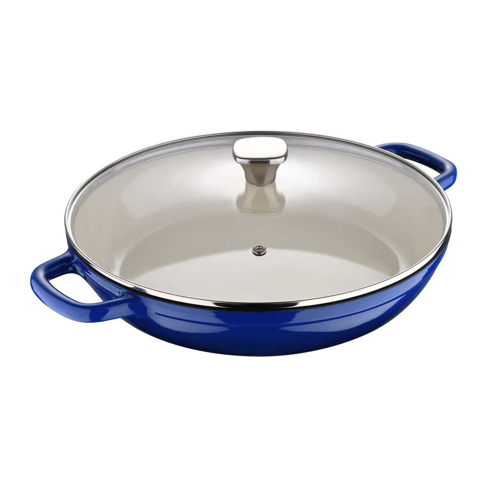 Legacy by MasterPRO - 12" Legacy Enamel Cast Iron Braiser  Blue