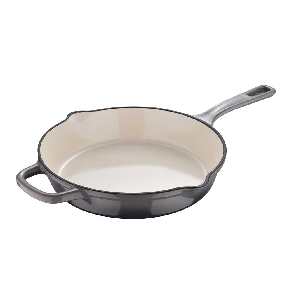 Legacy by MasterPRO - 10" Legacy Enamel Cast Iron Fry Pan, Fog