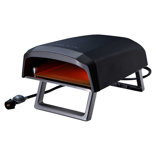 MasterPRO Outdoor Pizza Oven Perfect for Neapolitan Pizzas, 5-Piece Set, Gas, Black